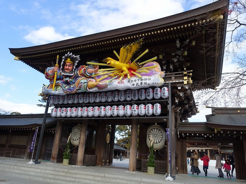 寒川神社　神門