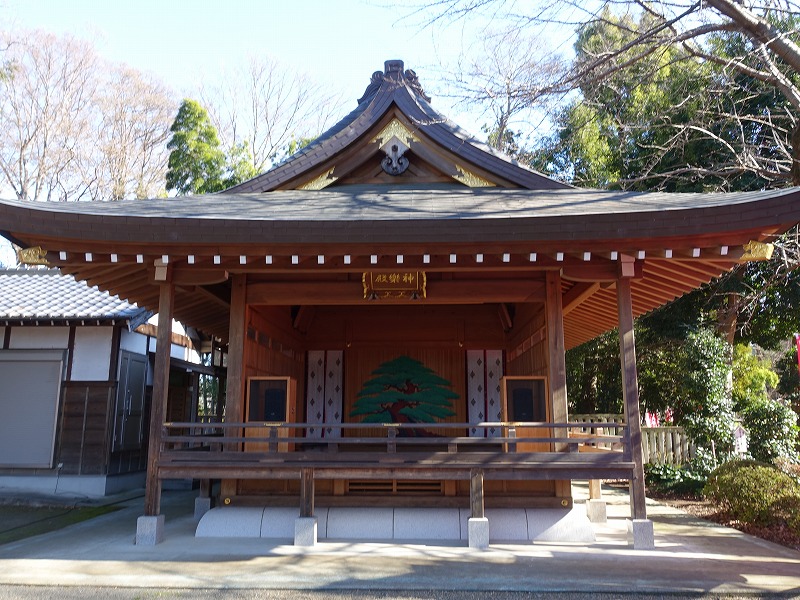 白岡八幡宮　神楽殿