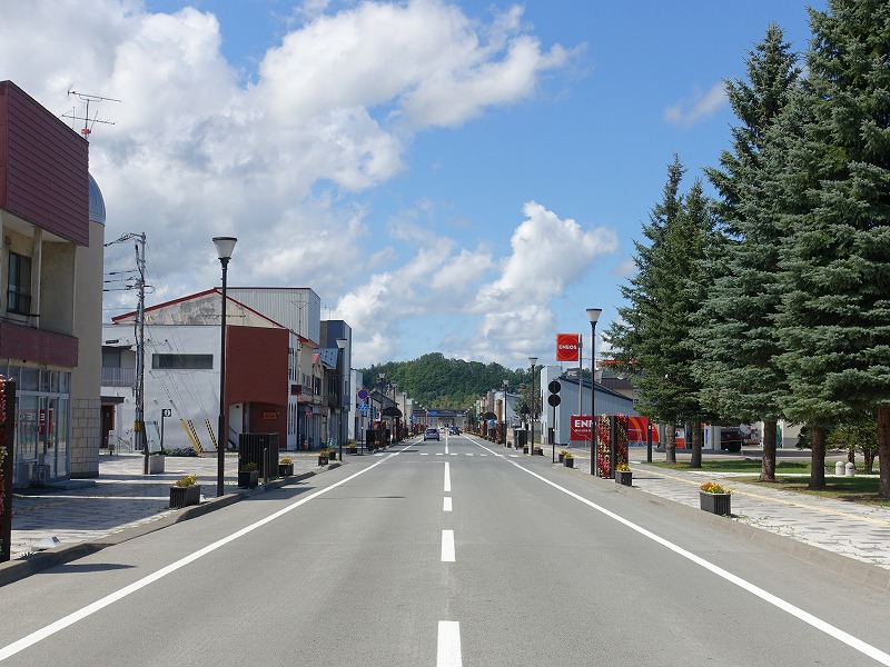 美瑛町本通り