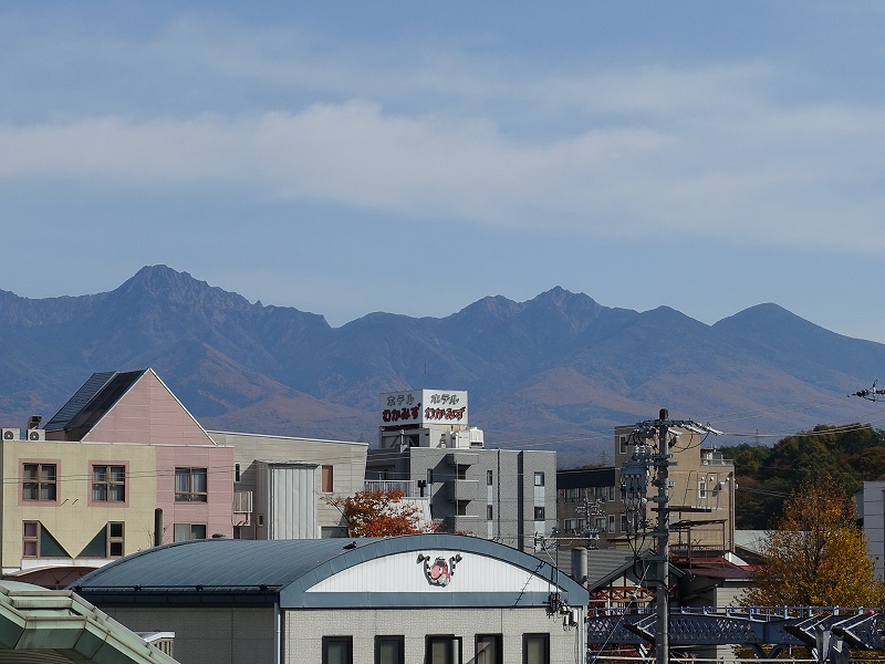 茅野駅　八ヶ岳