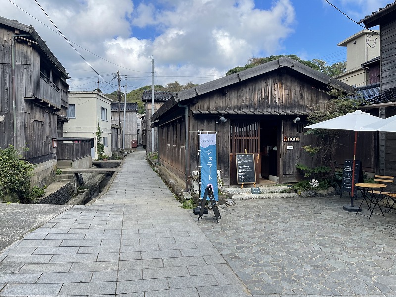 宿根木集落　カフェ