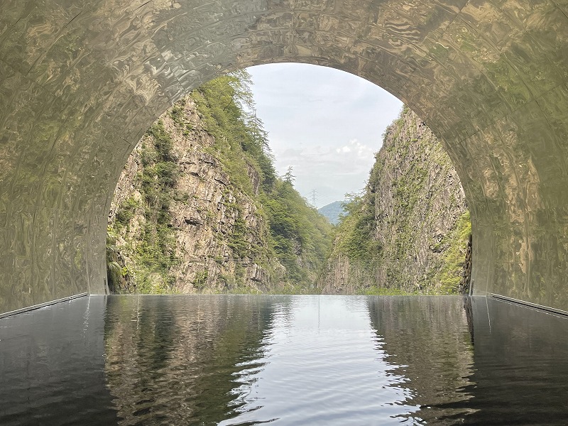 清津峡渓谷トンネル　パノラマステーション