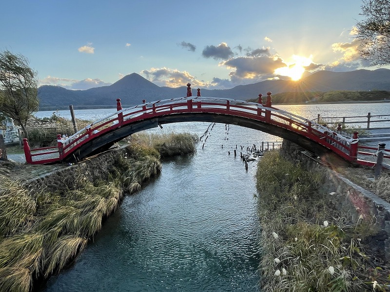 恐山　三途の川　太鼓橋