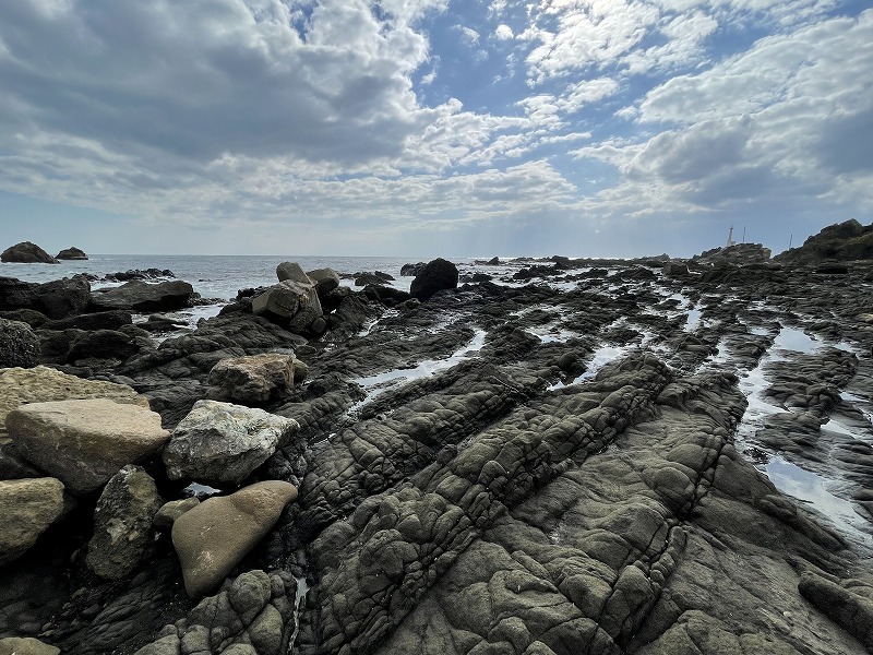 鵜の崎海岸　洗濯板