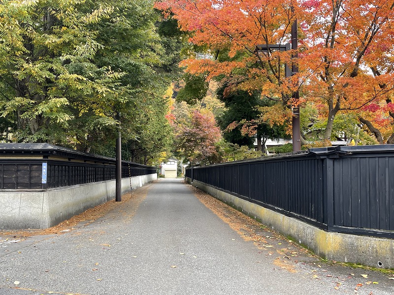 羽黒町武家屋敷通り