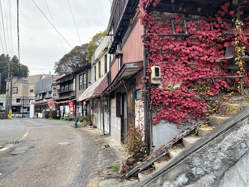 東山温泉　温泉街