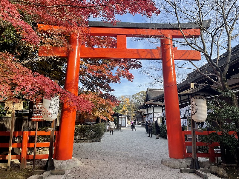 下鴨神社　西参道鳥居