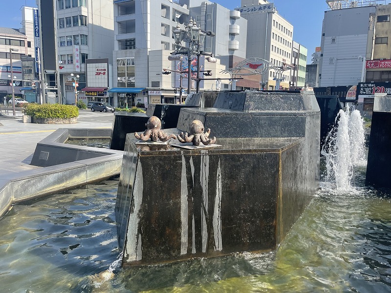 三原駅　噴水