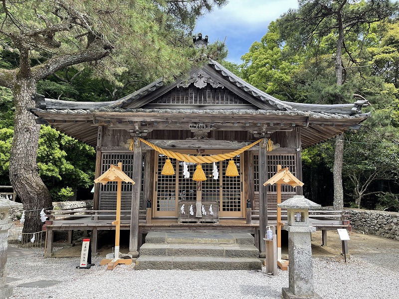 和多都美神社　拝殿