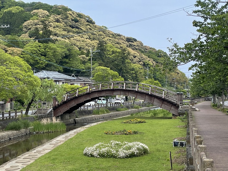 臼坪川　月見橋