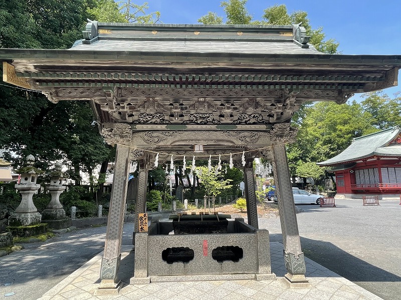 秩父神社　手水舎