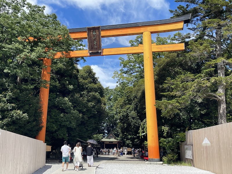 川越氷川神社　大鳥居