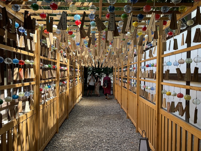 川越氷川神社　風鈴