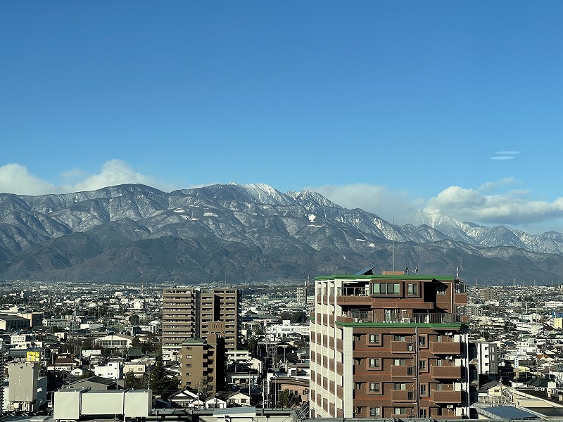 甲府市役所　展望ロビー