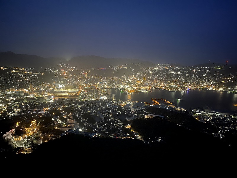 稲佐山山頂展望台　夜景