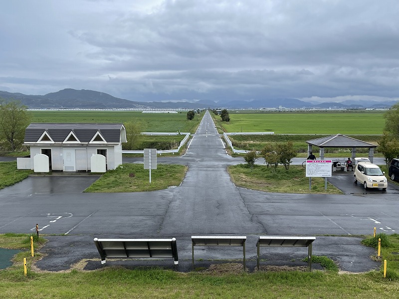 前面堤防中央部公園展望台