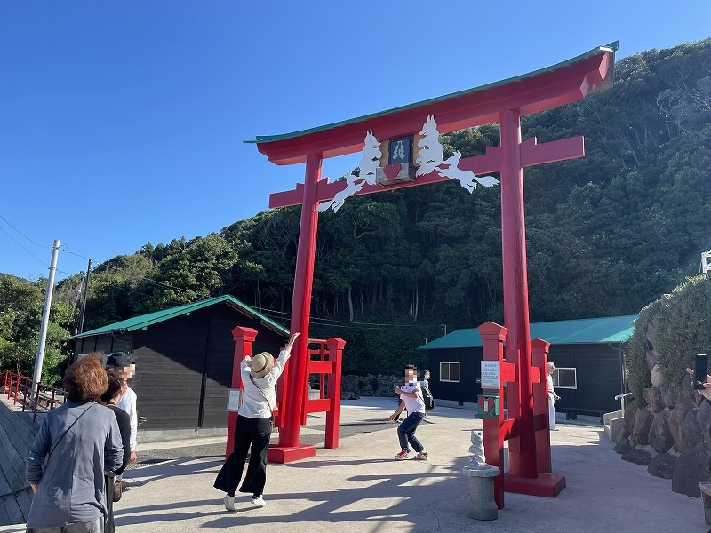 元乃隅神社　賽銭箱