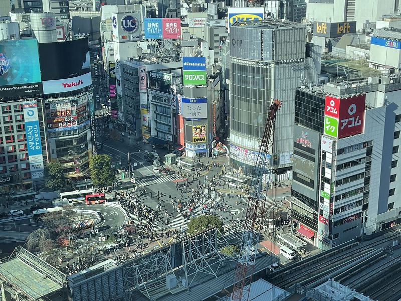 渋谷スクランブル交差点