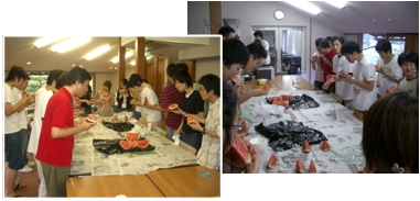 発表会終了後のおやつ時間