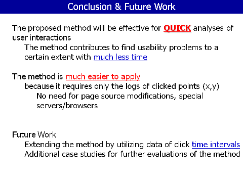 Conclusion & Future Work