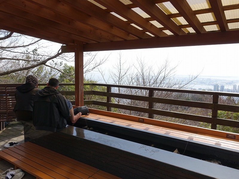 布引ハーブ園　ハーブの足湯