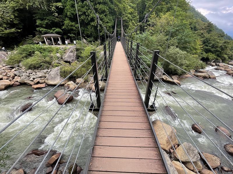 関川　吊り橋