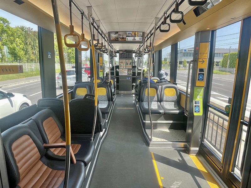 宇都宮ライトレール 車内