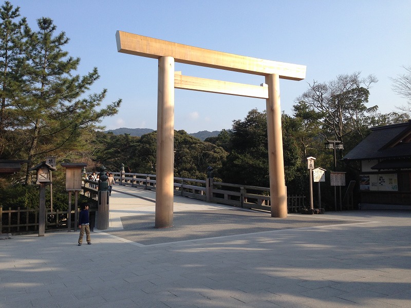 伊勢神宮内宮大鳥居