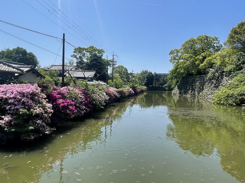 郡山城 中堀