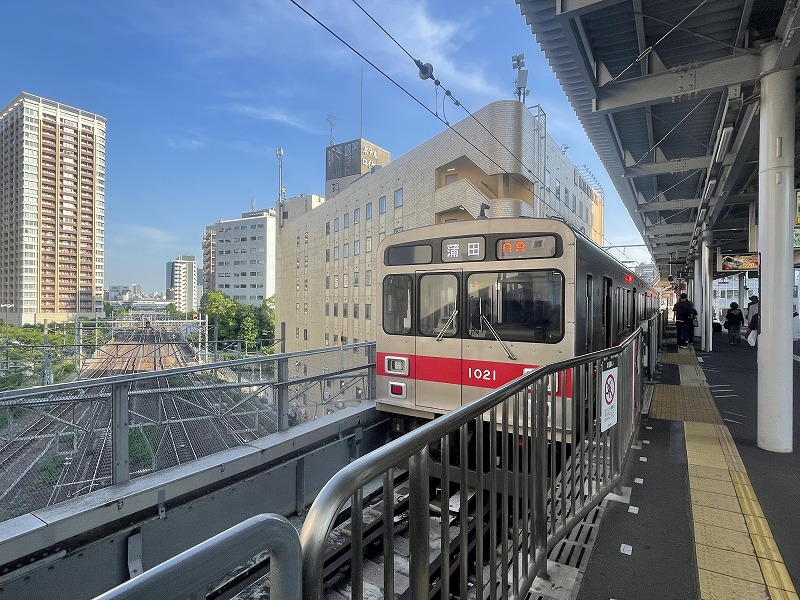 東急池上線五反田駅