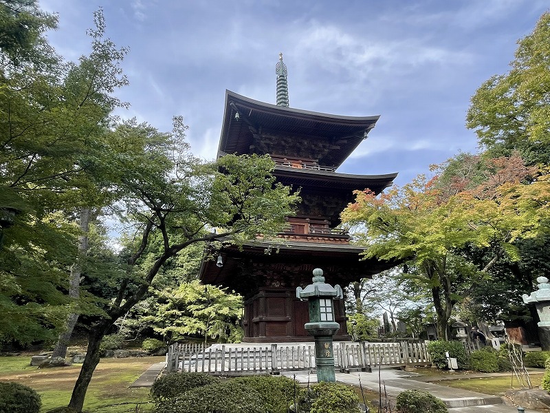 豪徳寺 三重塔