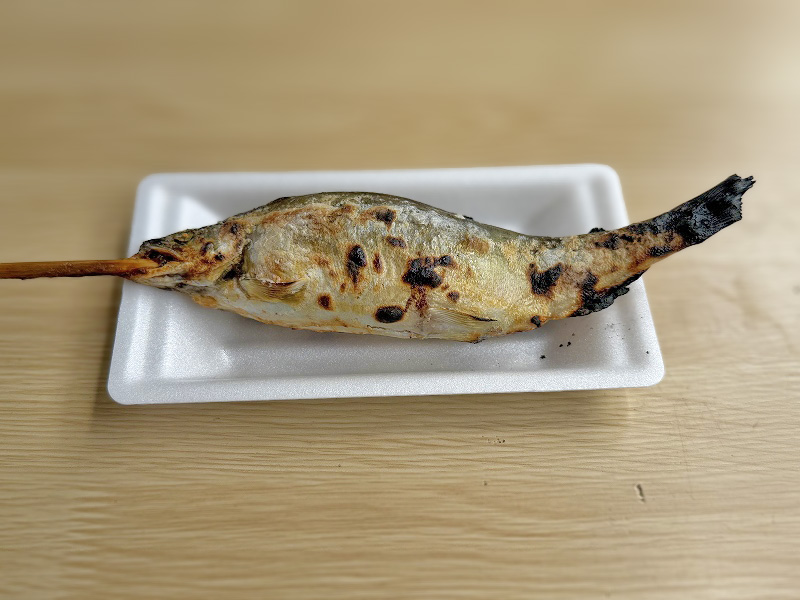 子持ち鮎の塩焼き